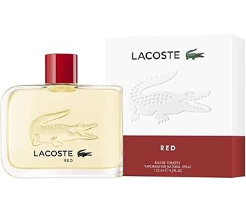 Lacoste Red Cologne for Men Eau de Toilette Spray 4.2 oz