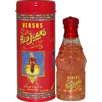 Versace Versus Jeans Eau De Toilette Spray for Women, Red, 2.5 Fl Oz