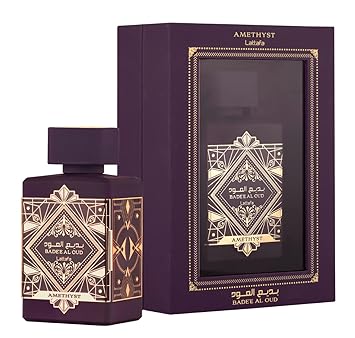 Lattafa Perfumes Bade'e Al Oud Amethyst for Unisex Eau de Parfum Spray, 3.4 Ounce