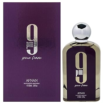 Afnan 9 PM Pour Femme for Women - 3.4 oz EDP Spray