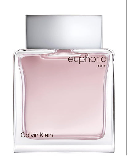 Calvin Klein Euphoria Eau de Toilette – Chypre Men's Cologne – With Notes of Ginger, Black Basil, Patchouli & Amber – Luxury Perfumes for Men – Long Lasting Fragrance